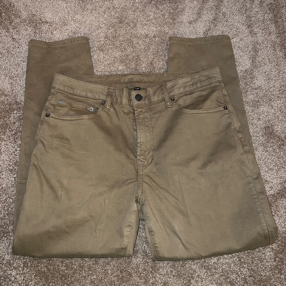 American Eagle Athletic Fit Khakis